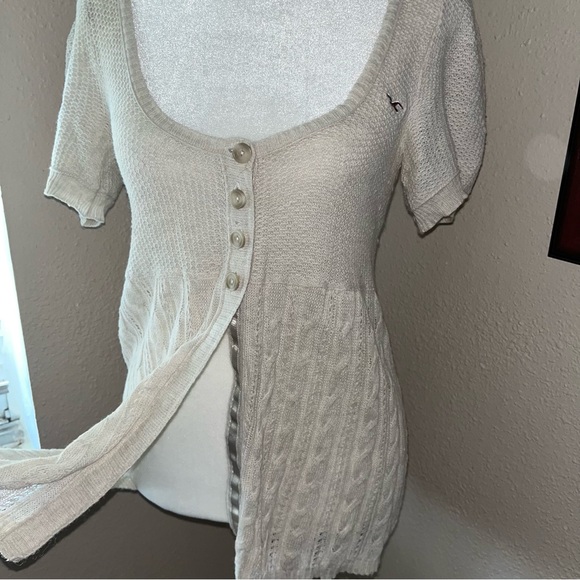 Vintage Y2K Hollister 2000s Knit Babydoll Top - Picture 4 of 8